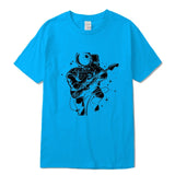 Astronaut Guitar Print T-Shirt