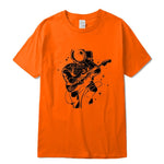 Astronaut Guitar Print T-Shirt