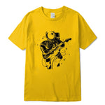 Astronaut Guitar Print T-Shirt