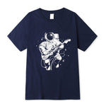 Astronaut Guitar Print T-Shirt