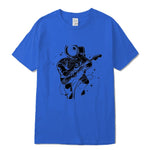 Astronaut Guitar Print T-Shirt