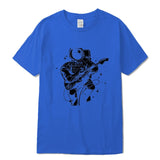 Astronaut Guitar Print T-Shirt
