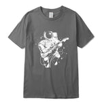Astronaut Guitar Print T-Shirt