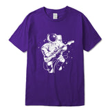 Astronaut Guitar Print T-Shirt
