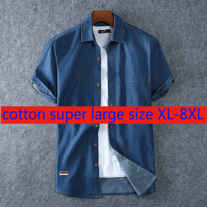 Cotton Short Sleeve Denim