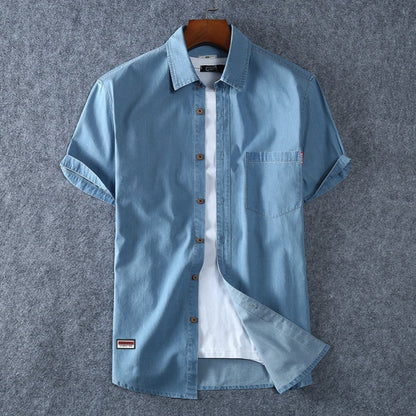Cotton Short Sleeve Denim