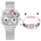 Hello Kitty Mesh Stainless Watch