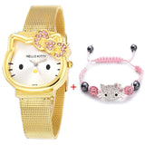 Hello Kitty Mesh Stainless Watch