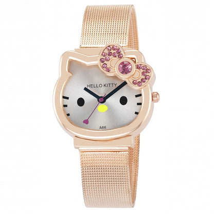 Hello Kitty Mesh Stainless Watch