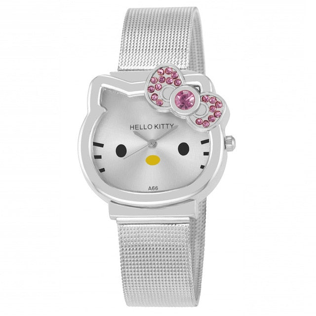 Hello Kitty Mesh Stainless Watch