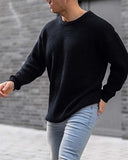 Casual Ripped Cotton Sweater