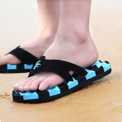 Striped Flip Flop Sandals