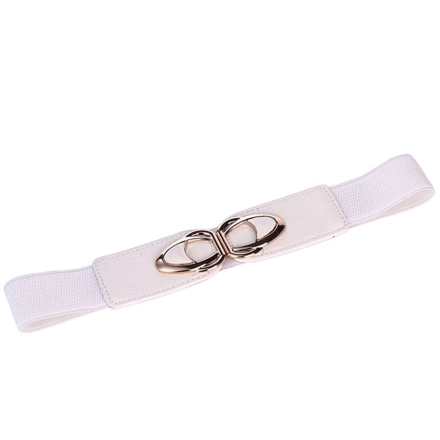 Fashion Leather Stretch Belt