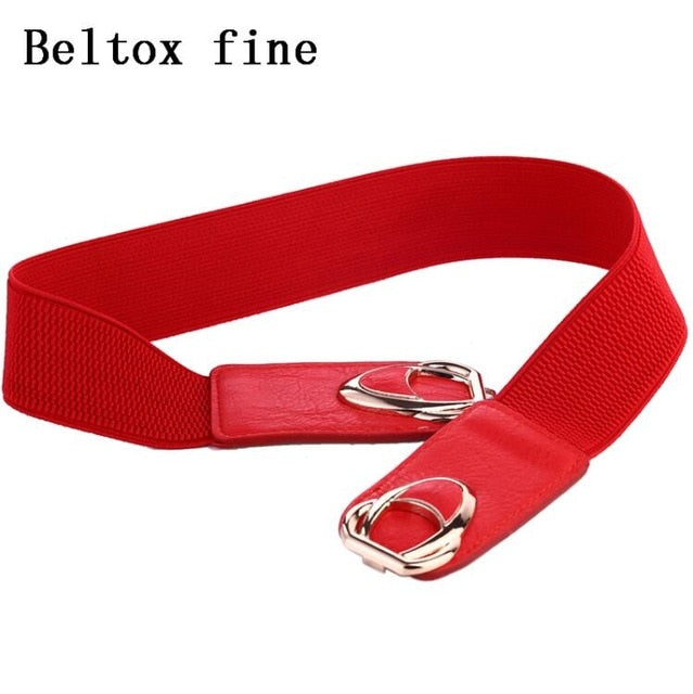 Fashion Leather Stretch Belt