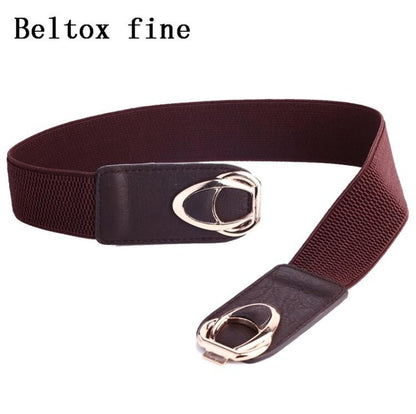 Fashion Leather Stretch Belt