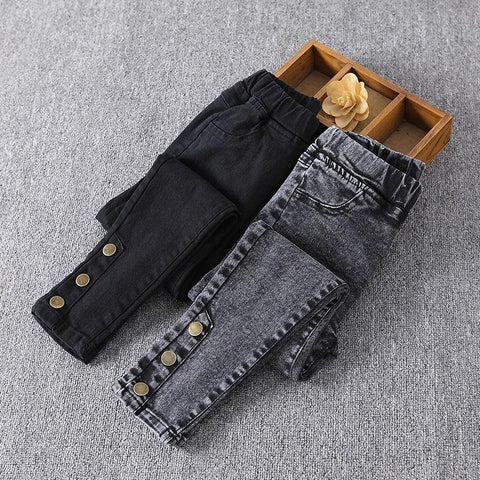 Fashion Elastic Waist Skinny Jeans