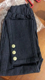 Fashion Elastic Waist Skinny Jeans