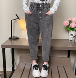 Fashion Elastic Waist Skinny Jeans
