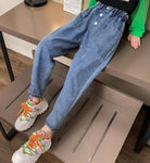 Fashion Elastic Waist Skinny Jeans