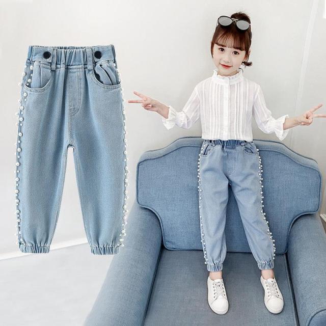 Fashion Elastic Waist Skinny Jeans