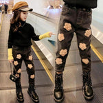 Fashion Elastic Waist Skinny Jeans