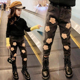 Fashion Elastic Waist Skinny Jeans