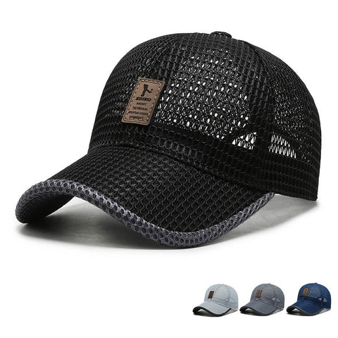 Men's Mesh Fishing Baseball Cap