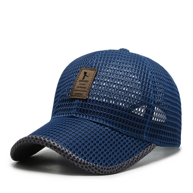 Men's Mesh Fishing Baseball Cap