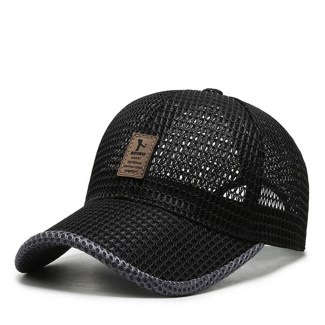 Men's Mesh Fishing Baseball Cap