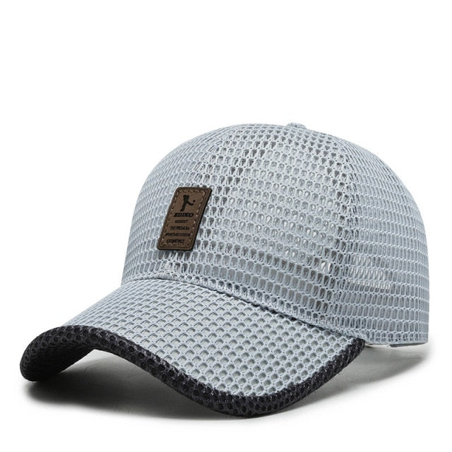 Men's Mesh Fishing Baseball Cap