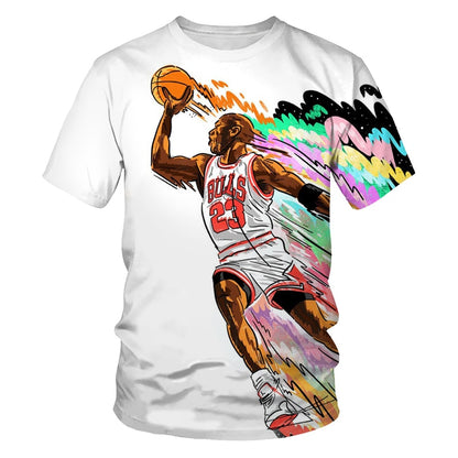 3-D Basketball Star T-Shirt
