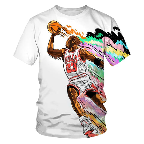 3-D Basketball Star T-Shirt