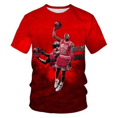 3-D Basketball Star T-Shirt