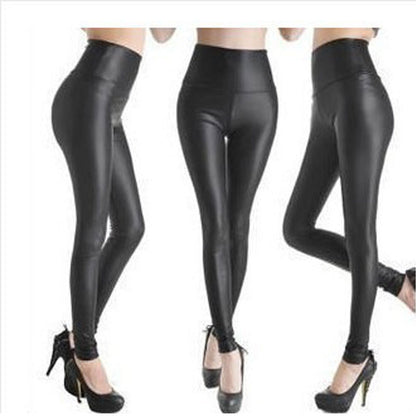 Black High Waist Fashion Leggings