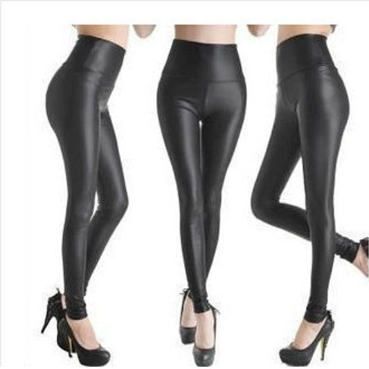 Black High Waist Fashion Leggings