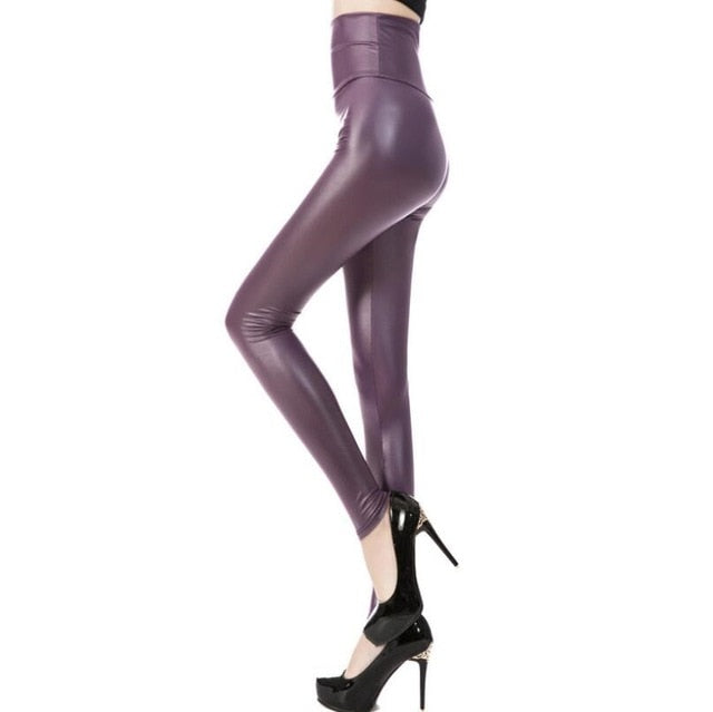 Black High Waist Fashion Leggings
