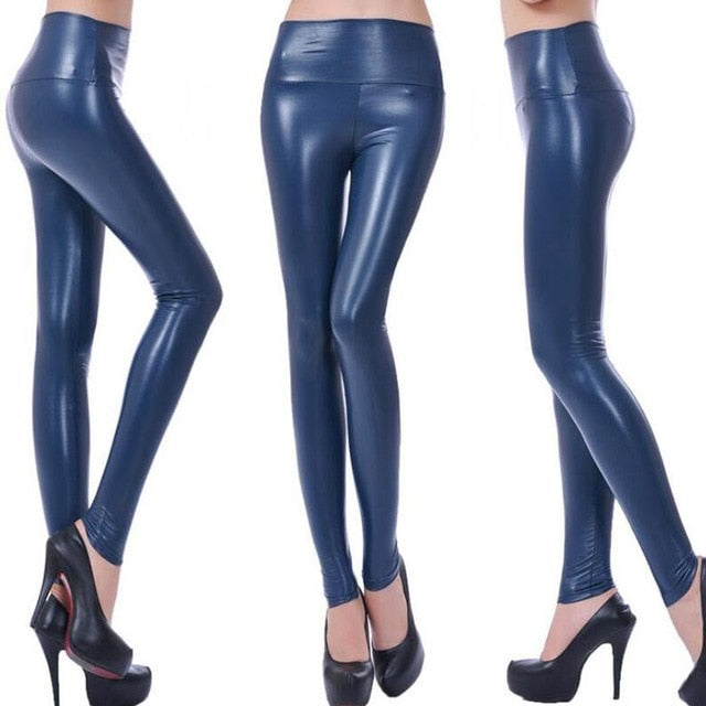 Black High Waist Fashion Leggings