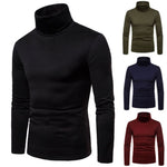 Men's Sweaters Winter  Turtleneck Long Sleeve Plain