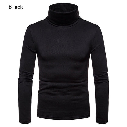 Men's Sweaters Winter  Turtleneck Long Sleeve Plain