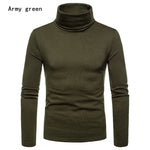 Men's Sweaters Winter  Turtleneck Long Sleeve Plain