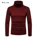 Men's Sweaters Winter  Turtleneck Long Sleeve Plain