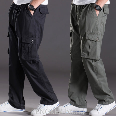 Casual Oversize Multi Pocket Cargo Jeans