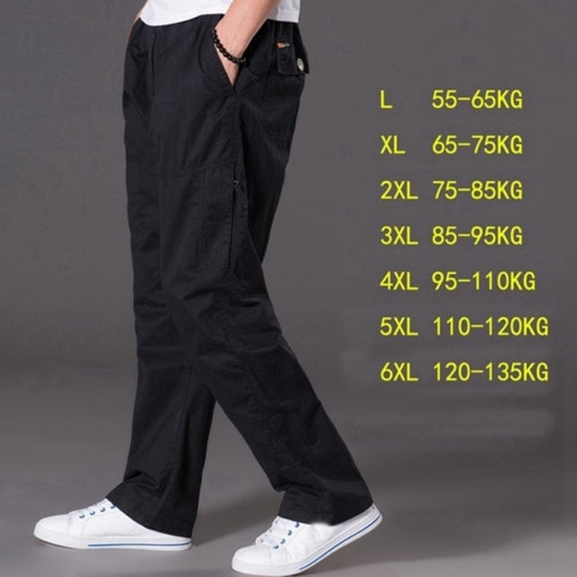 Casual Oversize Multi Pocket Cargo Jeans