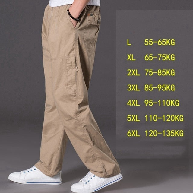 Casual Oversize Multi Pocket Cargo Jeans