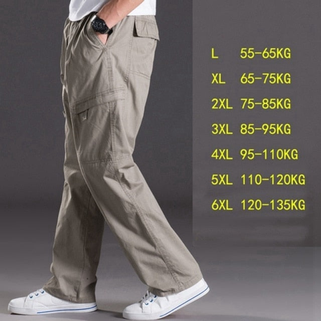 Casual Oversize Multi Pocket Cargo Jeans