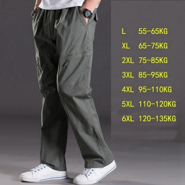 Casual Oversize Multi Pocket Cargo Jeans