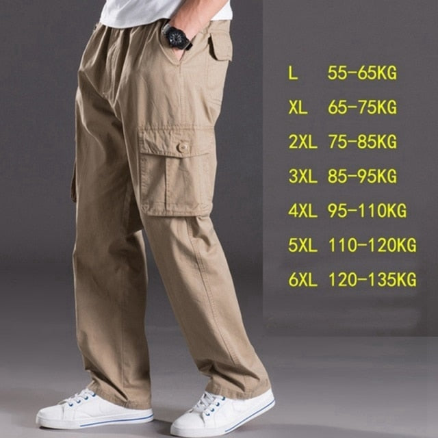 Casual Oversize Multi Pocket Cargo Jeans