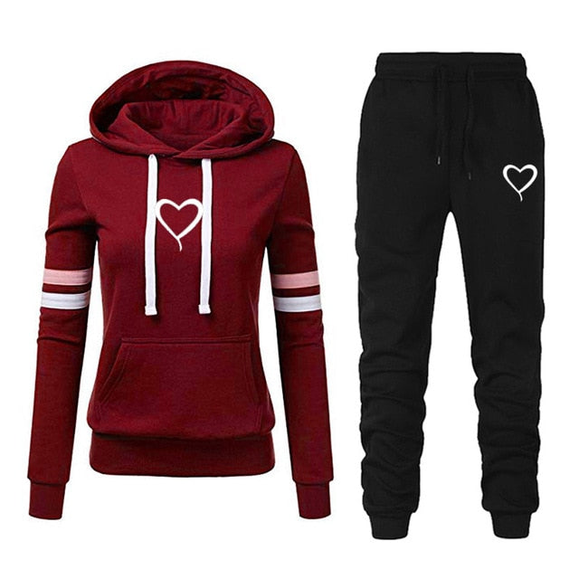 2 Piece Hoodie Sportwear