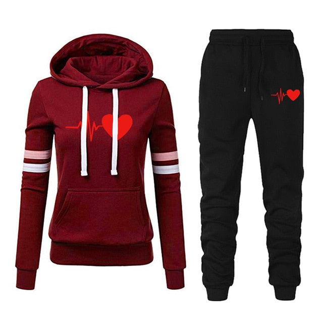 2 Piece Hoodie Sportwear
