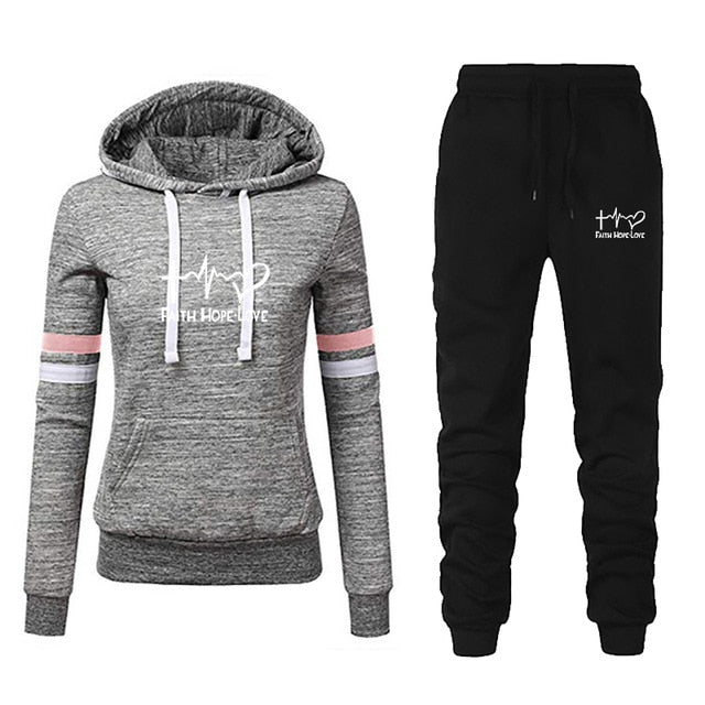 2 Piece Hoodie Sportwear